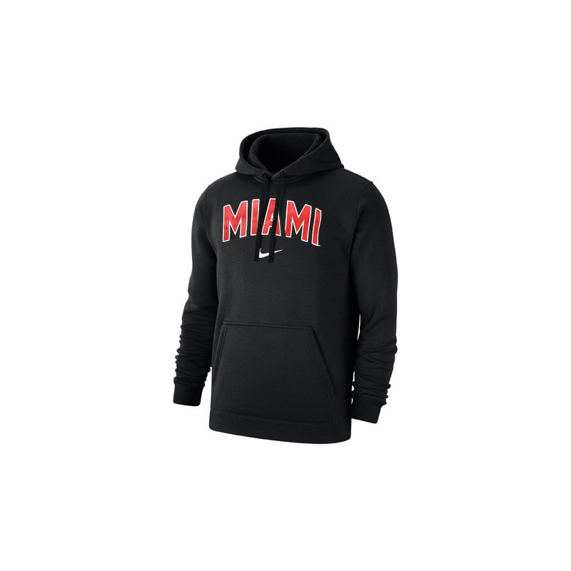 Miami RedHawks Nike Miami Swoosh Club Fleece Hood