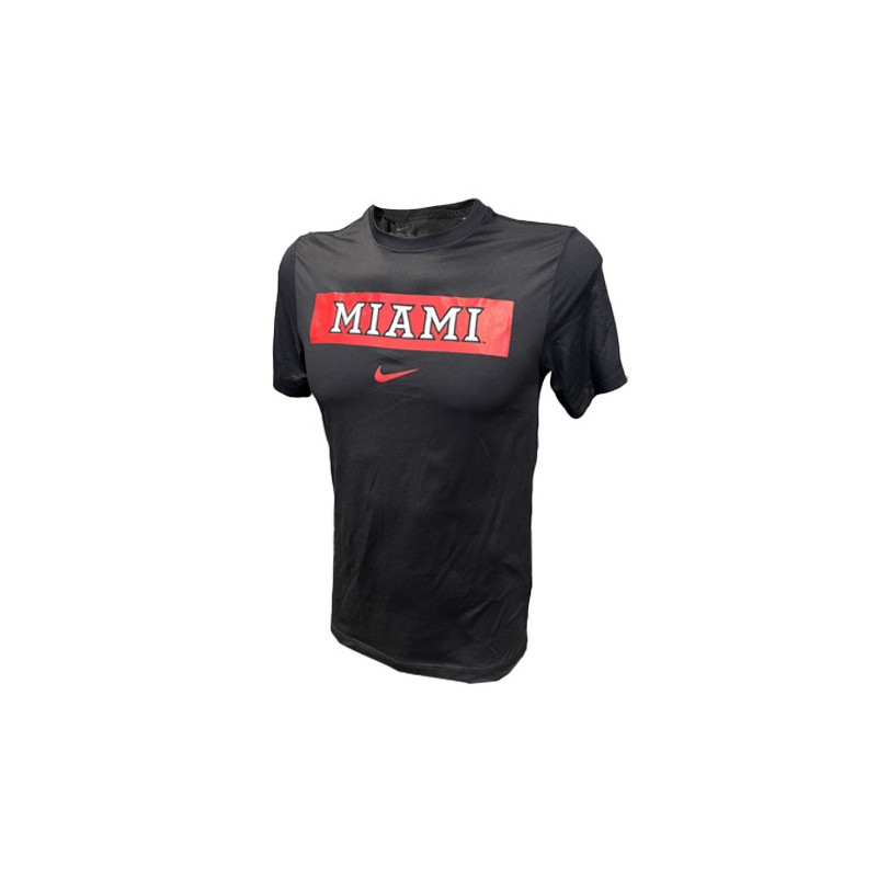 Miami RedHawks Nike Red Block Miami T-shirt