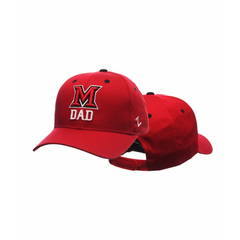 Miami Dad Red Adjustable Hat