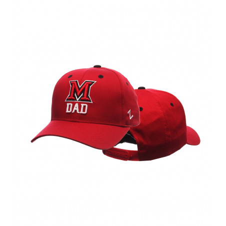 Miami Dad Red Adjustable Hat