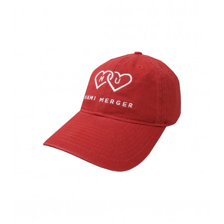Miami Merger Adjustable Red Hat