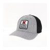 Miami University White Patch Grey Low Profile Trucker Hat