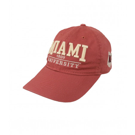 Nantucket Red Miami University Adjustable Hat- Legacy