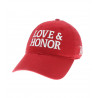 Red Miami University "Love & Honor" Adjustable Hat