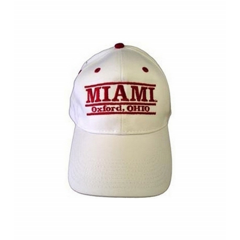 White Hat with Miami over Oxford Ohio Bar Design