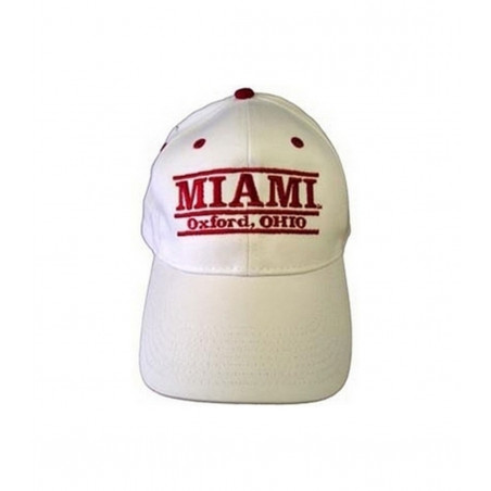 White Hat with Miami over Oxford Ohio Bar Design