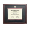 Miami University Mahogany Diploma Frame