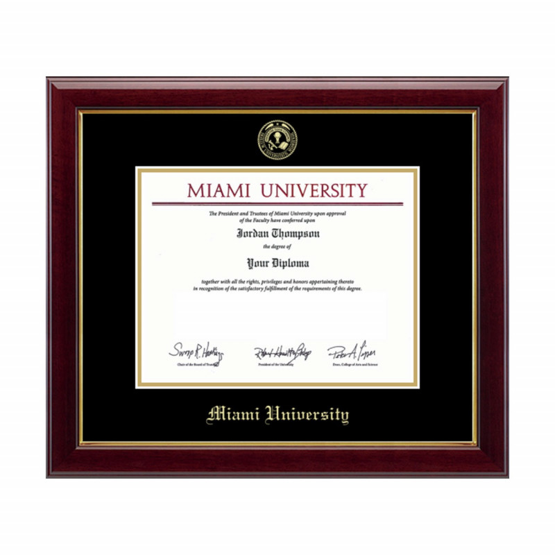 Miami University Gallery Diploma Frame 5