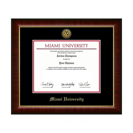 Miami University Murano Diploma Frame  7