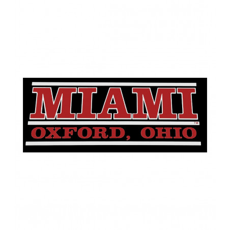 ColorShock Miami University Oxford, Ohio Decal