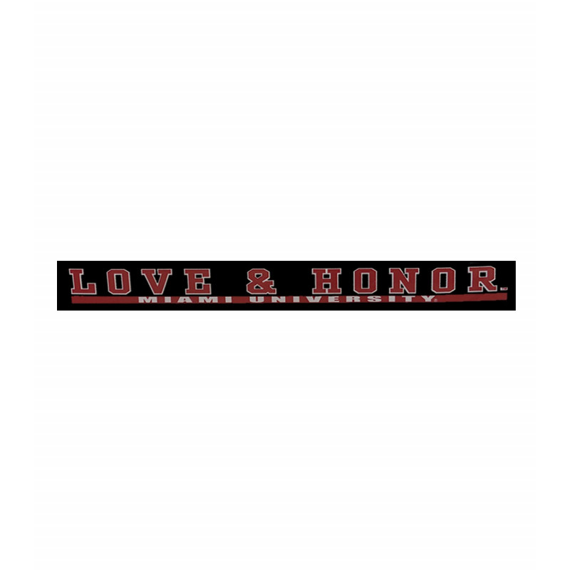Love and Honor Color Shock Miami Decal