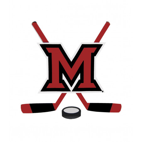 Medium Miami RedHawks Hockey Decal