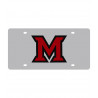 Miami RedHawks Mirrored License Plate