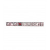 Miami University Color Shock Long HawkHead Decal