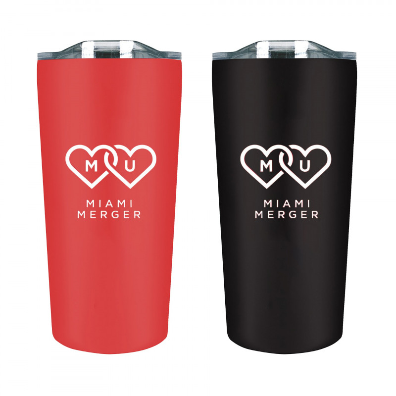 Miami Merger Stainless Steel Travel Mug Set