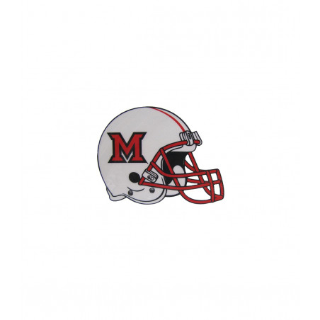 Mini Miami RedHawks Football Helmet Decal