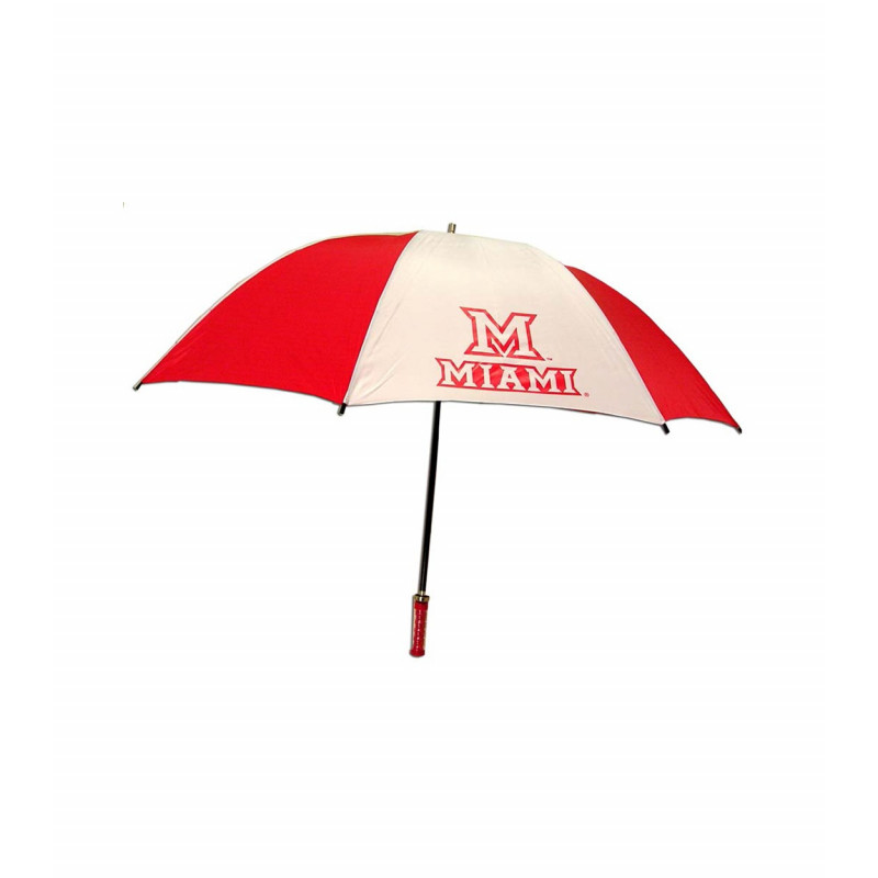 Miami RedHawks Red & White Golf Umbrella