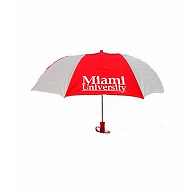 Miami University Red and White Umbrella