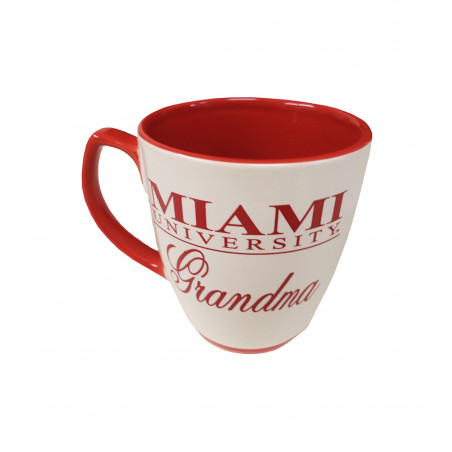 Cursive Miami University Grandma Mug
