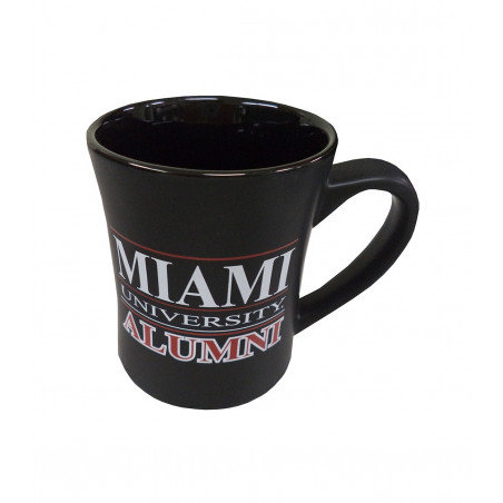 Miami University Alumni Matte Black Mug