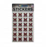 Miami University Block "M" Logo Sticker Sheet