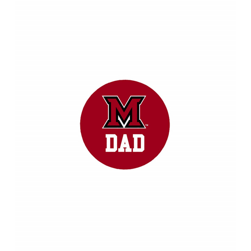 Miami University Dad Button