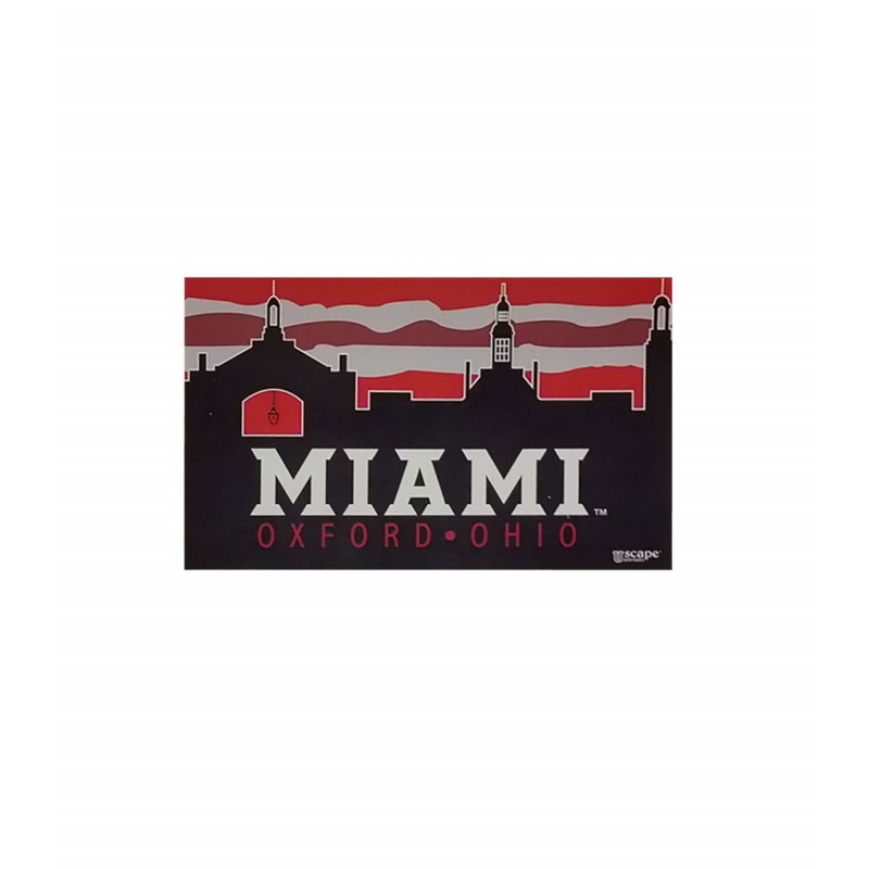 Miami University Skyline Sticker