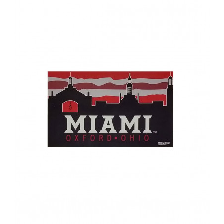 Miami University Skyline Sticker