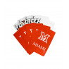 Miami Red Playing Cards