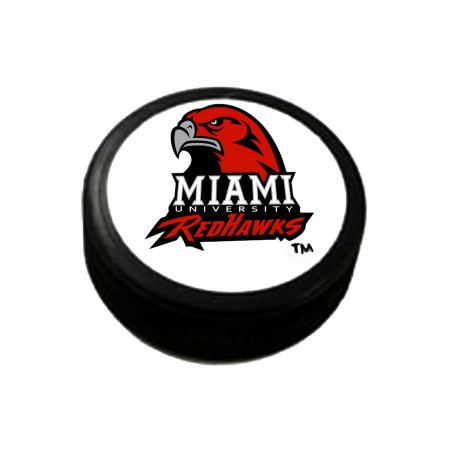 Miami RedHawk Hockey Puck