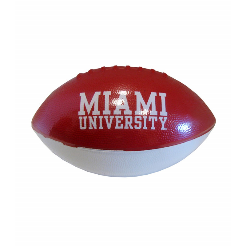 Miami University Red and White Foam Football