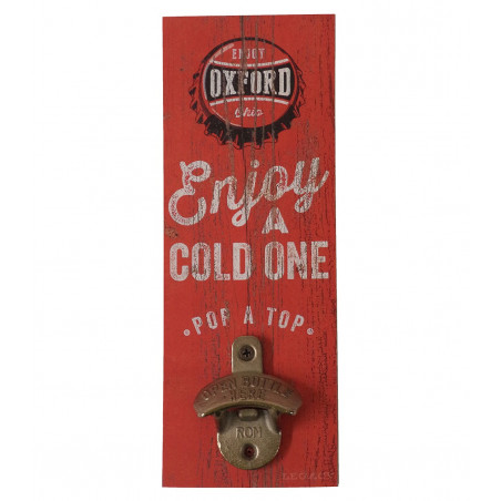 Enjoy Oxford Wall Mount Bottle Opener