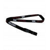 Miami Black Woven Lanyard