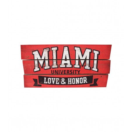 Legacy Wooden Plank Love and Honor Sign