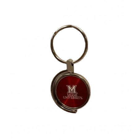 Miami University Spinner Keychain