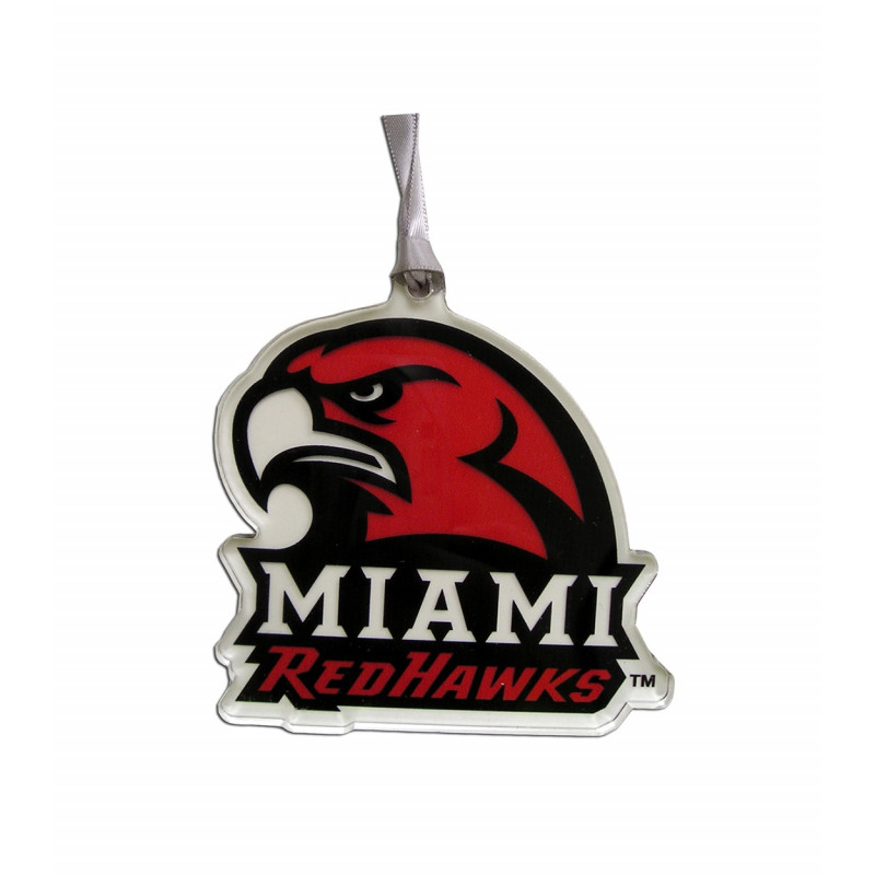 CDI Miami University Hawk Head Ornament