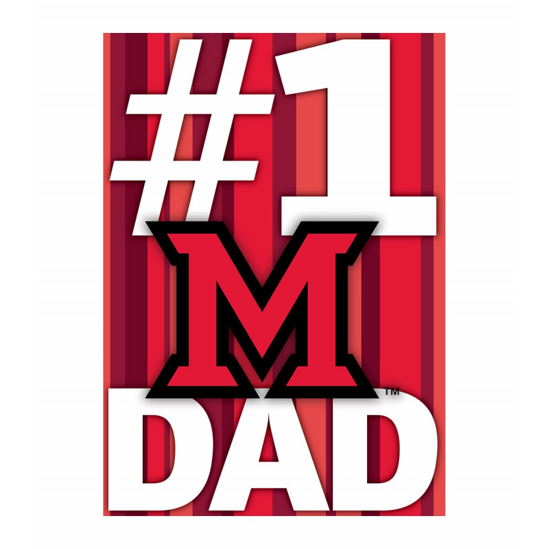 1 Dad Miami University Father's Day Card