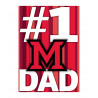1 Dad Miami University Father's Day Card
