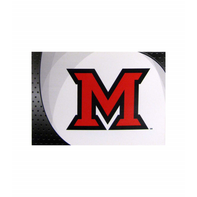 Miami University Fanatic Cards White M Logo Card