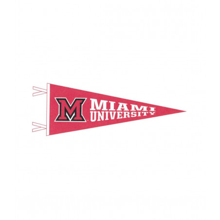 Miami University 9x24" Felt Pennant with M-Logo
