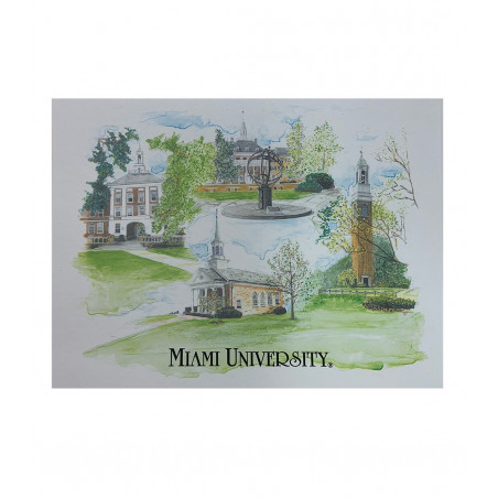 Miami University Scenery 10pk Cards