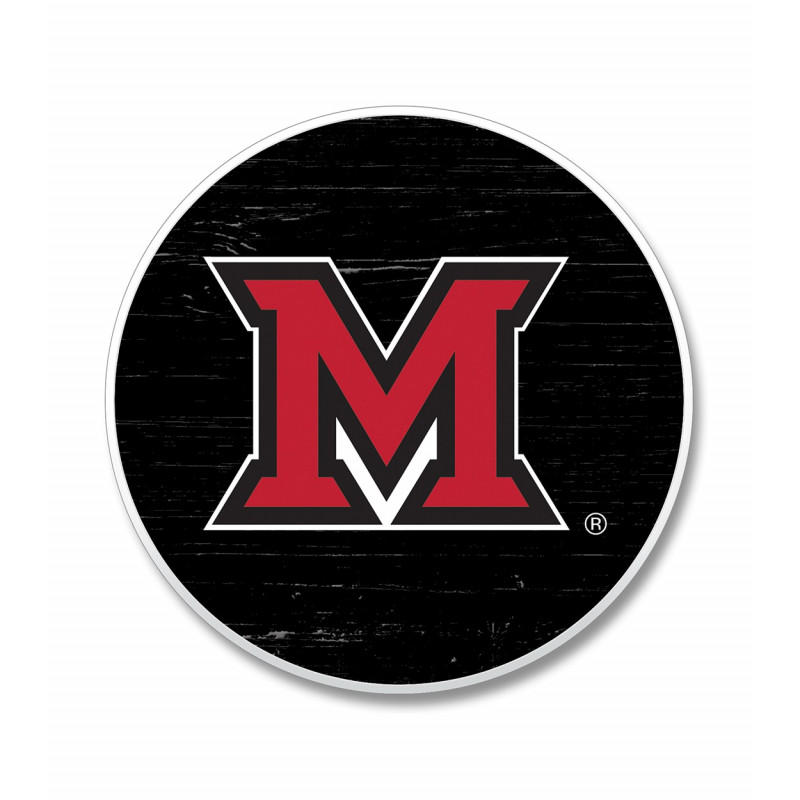 Miami University Block M Stone Car Coaster