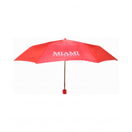 Red Miami University Super Pocket Umbrella
