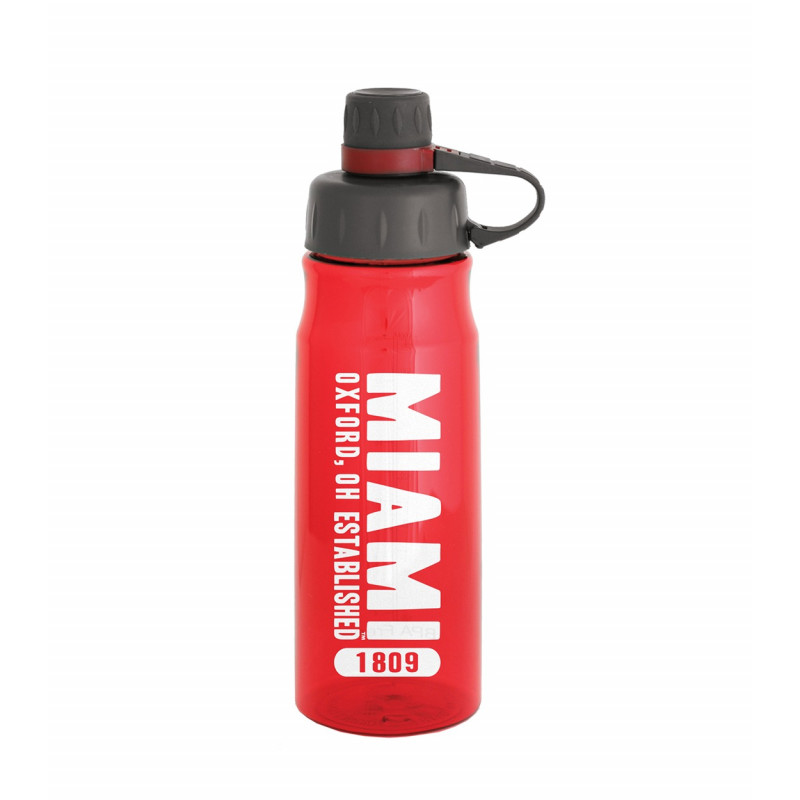 Miami University Red or Smoke Strainer Bottle