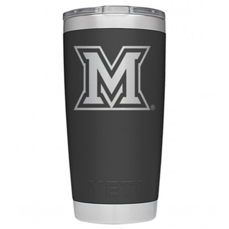 Yeti Miami University 20oz Black Tumbler