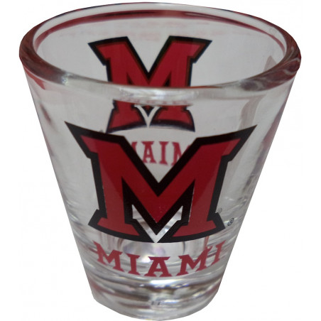 Clear Miami University 1.5 oz Shot Glass