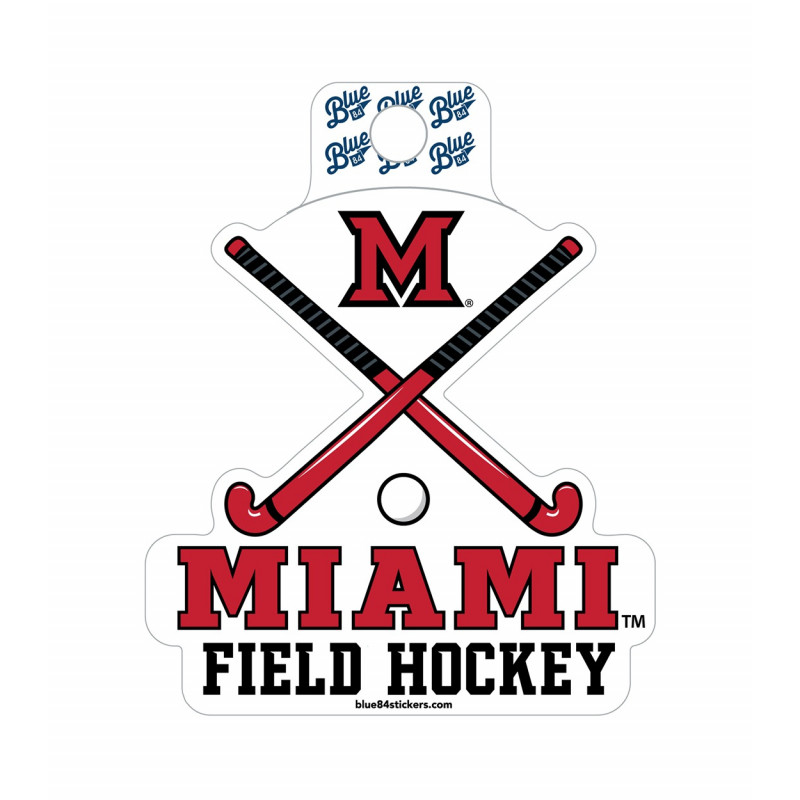 Miami Field Hockey Sticker