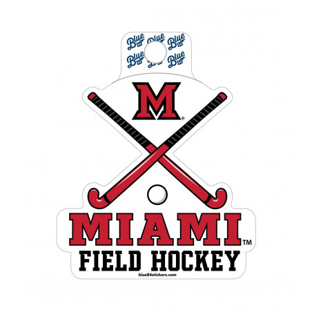 Miami Field Hockey Sticker