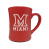 Miami University Red Block M 15 oz. Matted Mug