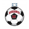 Miami Redhawks Soccer Sticker
